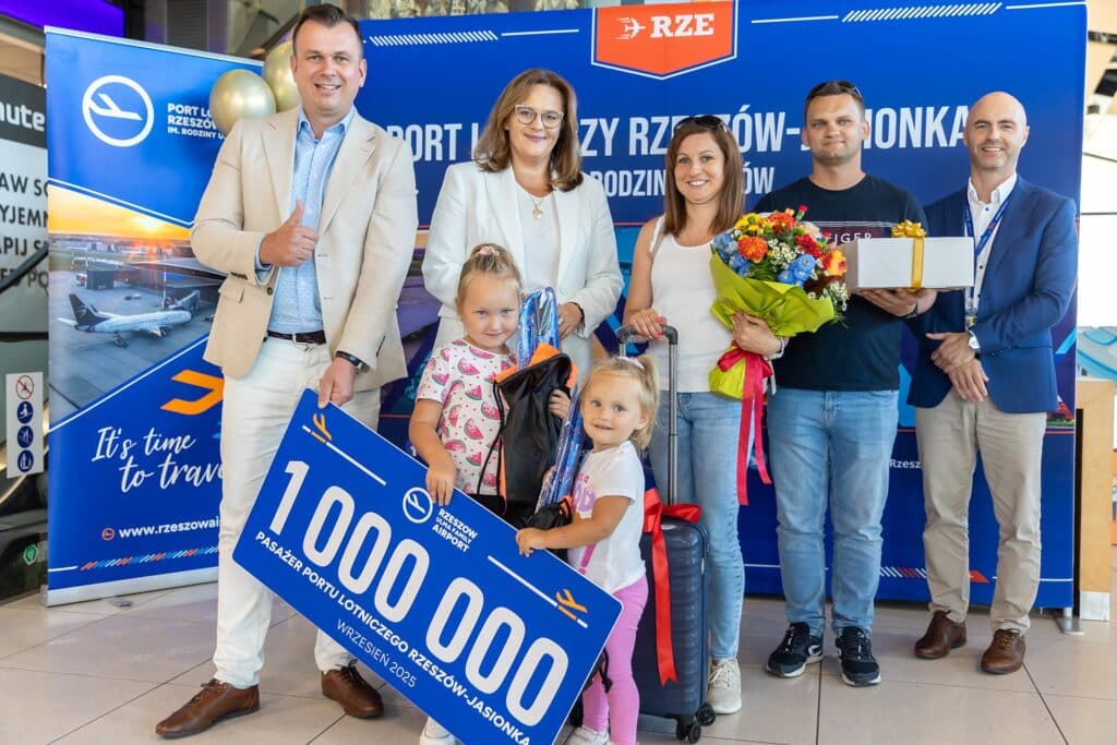 Rzeszów-Jasionka świętuje: milionowy pasażer wcześniej niż kiedykolwiek