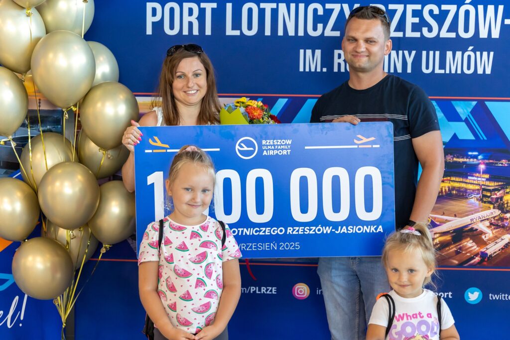 Rzeszów-Jasionka świętuje: milionowy pasażer wcześniej niż kiedykolwiek