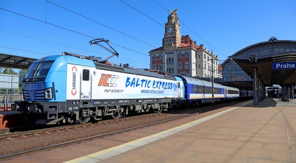 Baltic Express z dodatkowymi wagonami sypialnymi podczas targów w Gdańsku foto: CD