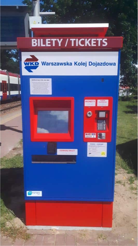 Biletów na pociągi WKD w biletomatach już nie kupimy foto: WKD