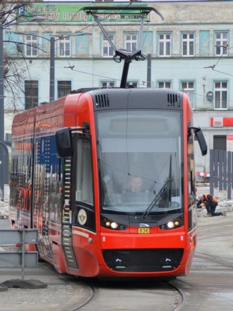 Wagon Tramwajów Śląskich w Chorzowie