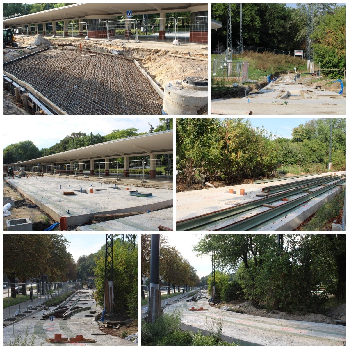 Infotram - Łódź: Modernizacja torowiska w parku Staromiejskim nabiera tempa