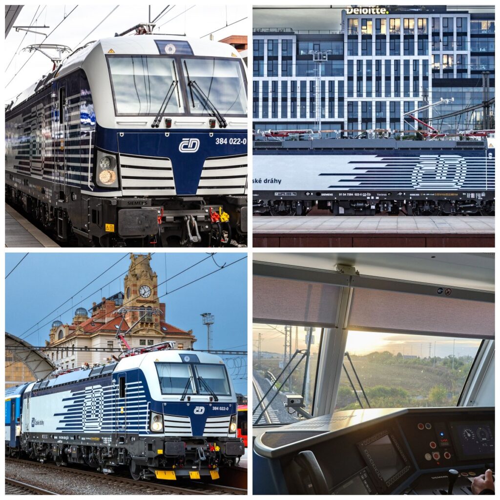 Najnowsze lokomotywy wyruszyły na czeskie tory. České dráhy rozpoczęły testy nowych maszyn foto: CD