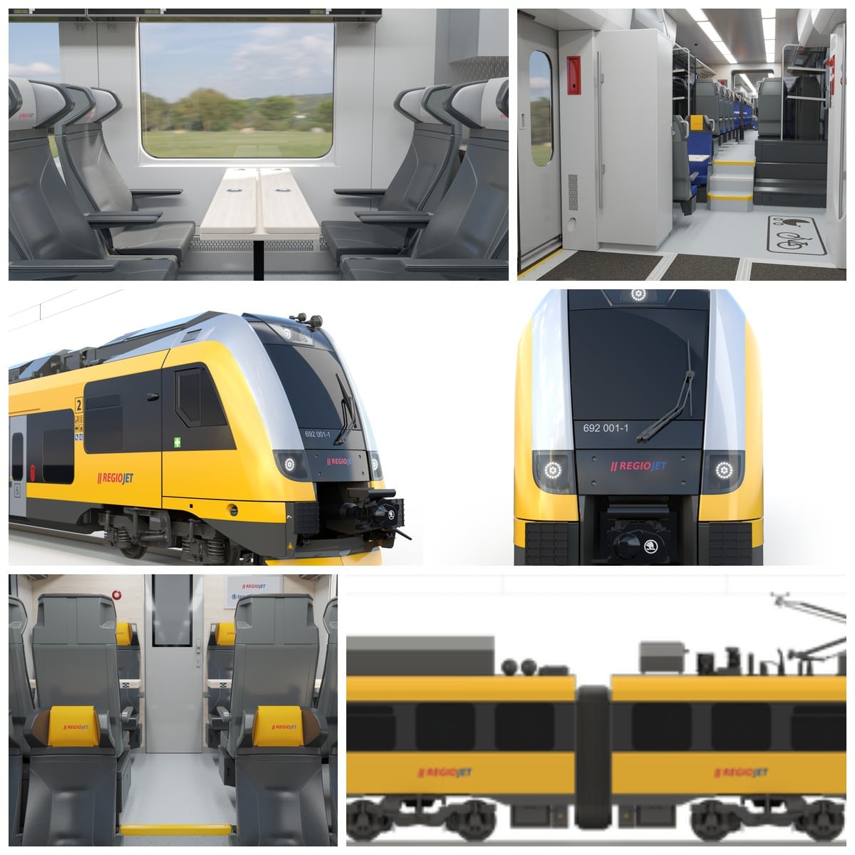 Inforail - Nowe hybrydowe pociągi dla północno-wschodnich Czech. Dla RegioJet dostarczy je Škoda Group