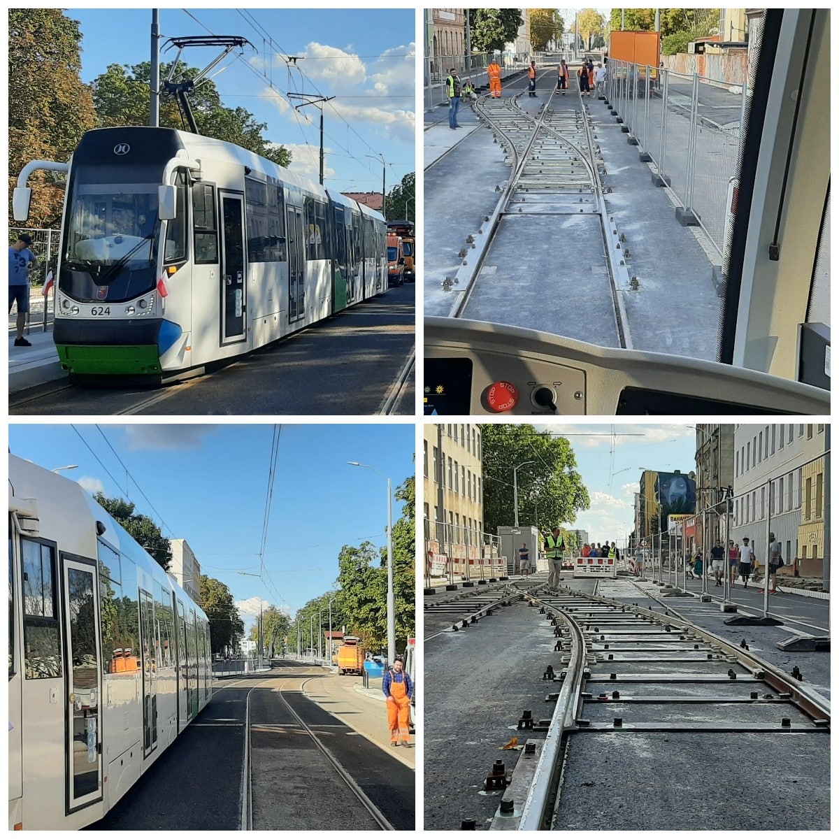 Infotram - Szczecin: Tramwaje wróciły na al. Powstańców. Od 1 września