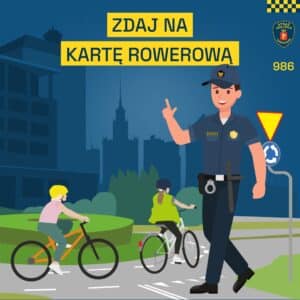 Warszawskie Miasteczko Ruchu Drogowego Straży Miejskiej ogłosiło termin ostatniego w tym roku egzaminu na kartę rowerową.