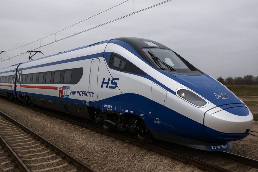 Nowe pociągi HS PKP Intercity pojadą nie tylko po Polsce. Gdzie jeszcze? źródło: AI