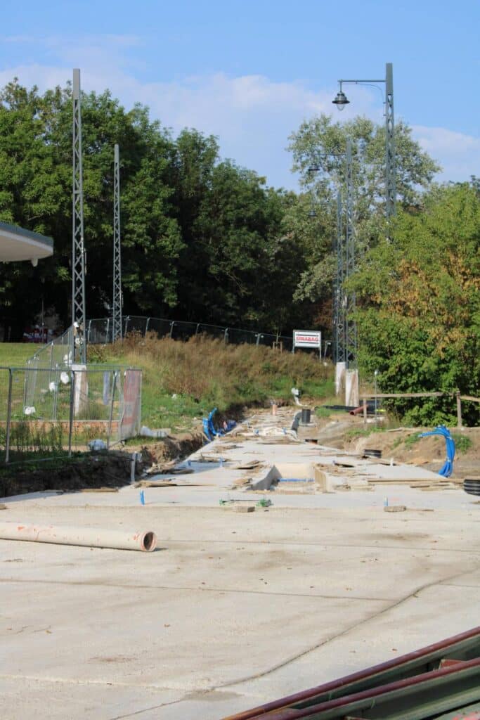 Łódź: Modernizacja torowiska w parku Staromiejskim nabiera tempa foto: UM Łódź