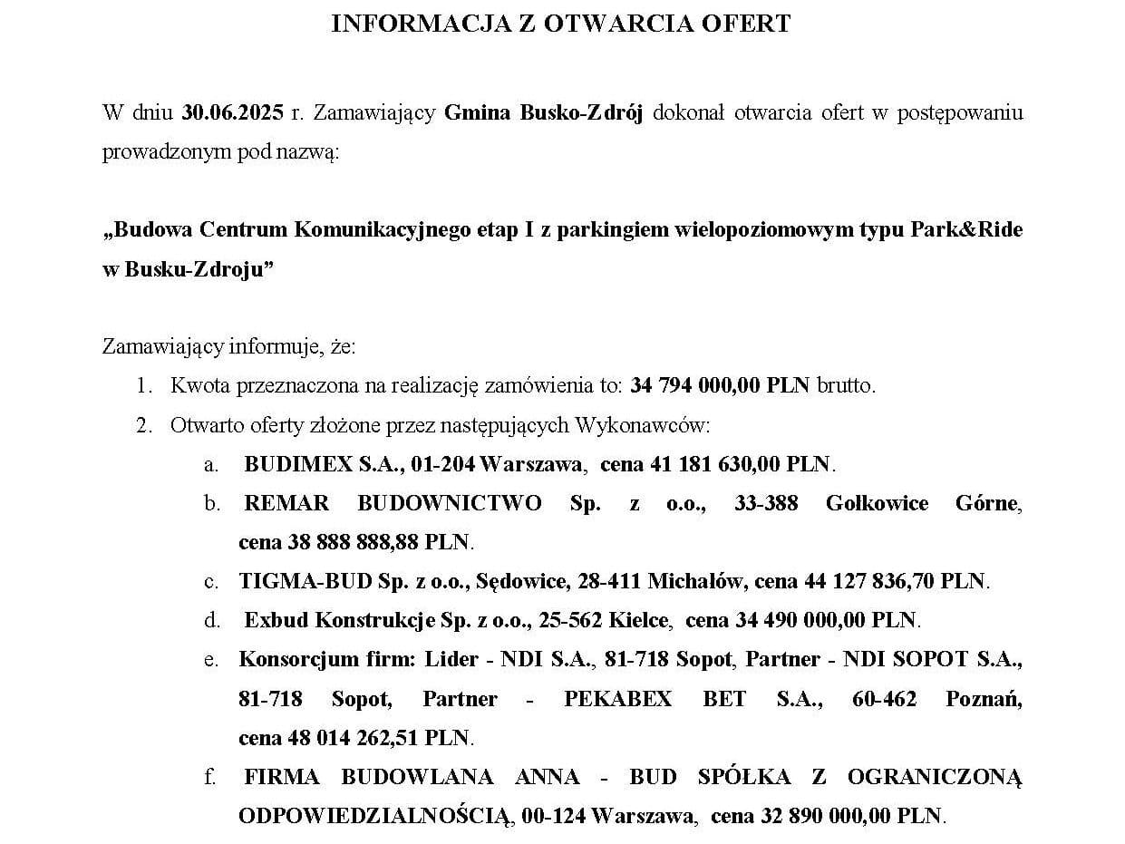 W Busku-Zdroju szykuje się prawdziwa transportowa rewolucja. Władze miasta planują m.in. budowę nowoczesnego Centrum Komunikacyjnego.