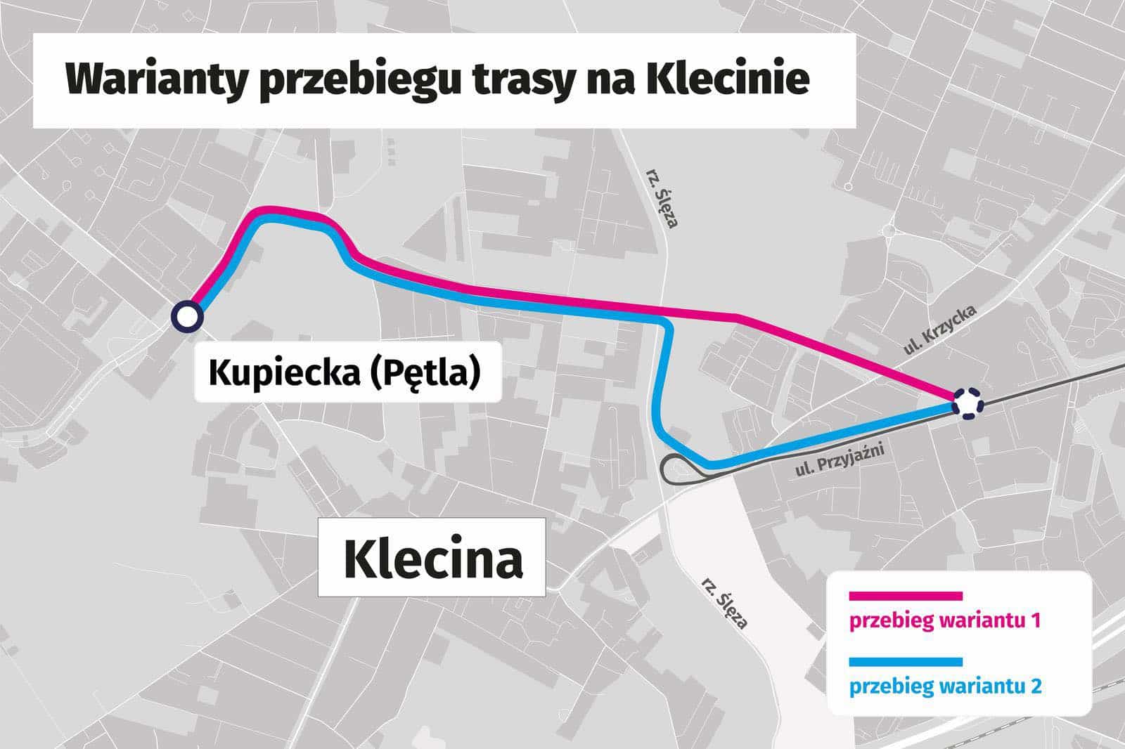Infotram - Jak pojedzie tramwaj przez Klecinę? realizowane są konsultacje społeczne we Wrocławiu