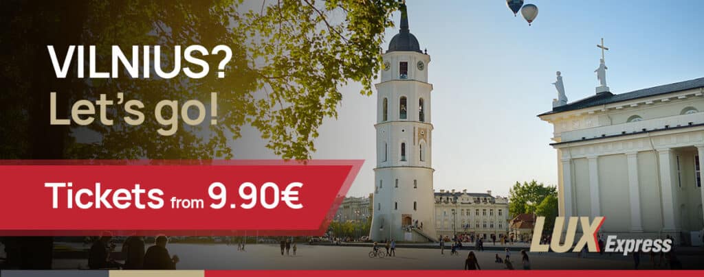 Lux Express uruchomił czasową promocję na bilety do litewskiej stolicy.