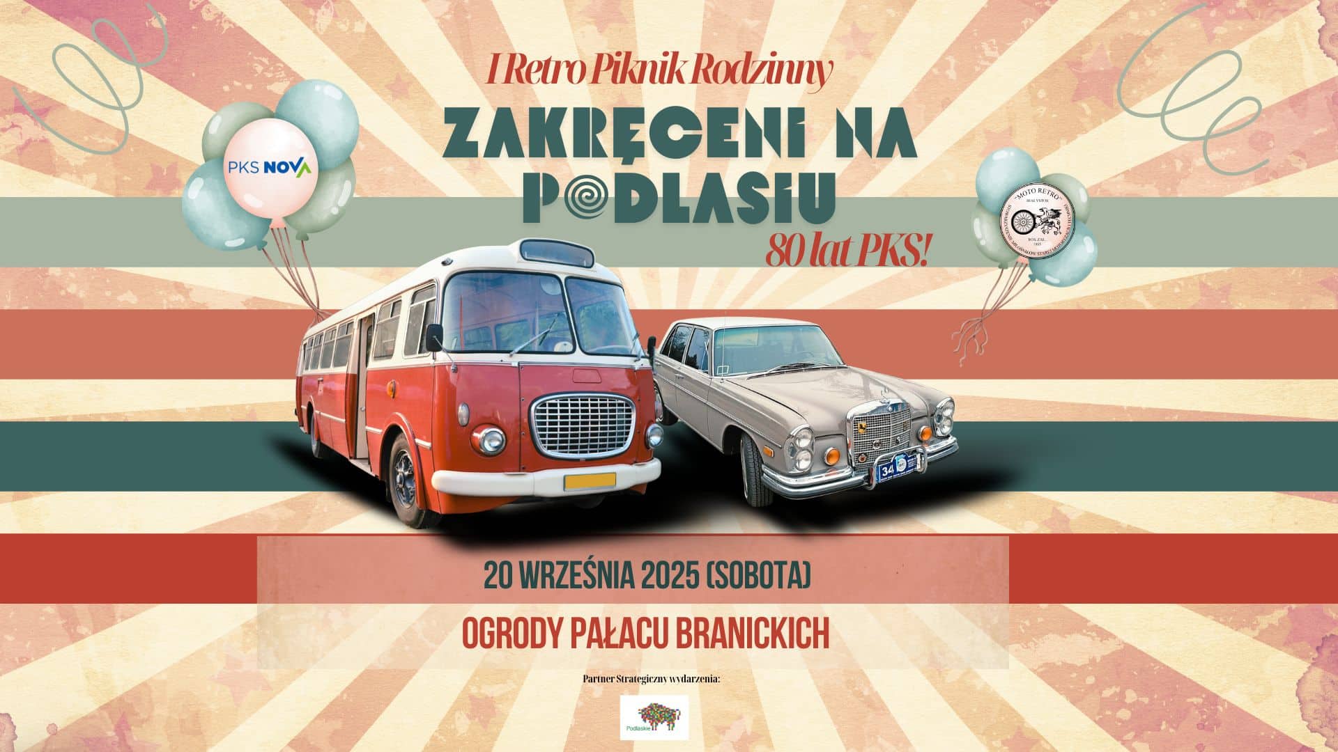 Infotrans - „Zakręceni na Podlasiu”, czyli 80 lat PKS. Białystok świętuje z retro autobusami