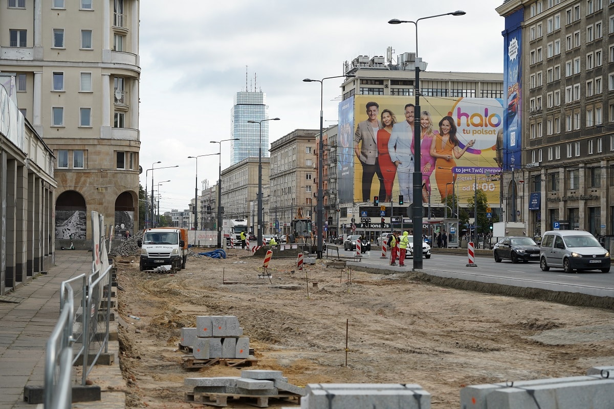 Infotram - Tramwaje Warszawskie znowu chcą remontować w Al. Solidarności! Teraz trwa tam … remont