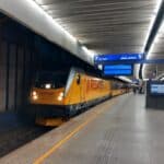 Pociąg RegioJet w Warszawie