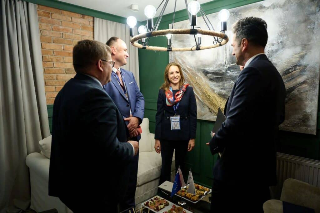Trako 2025: Spotkanie PKP PLK, Ministerstwa Infrastruktury i Europejskiej Agencji Kolejowej foto: PKP PLK