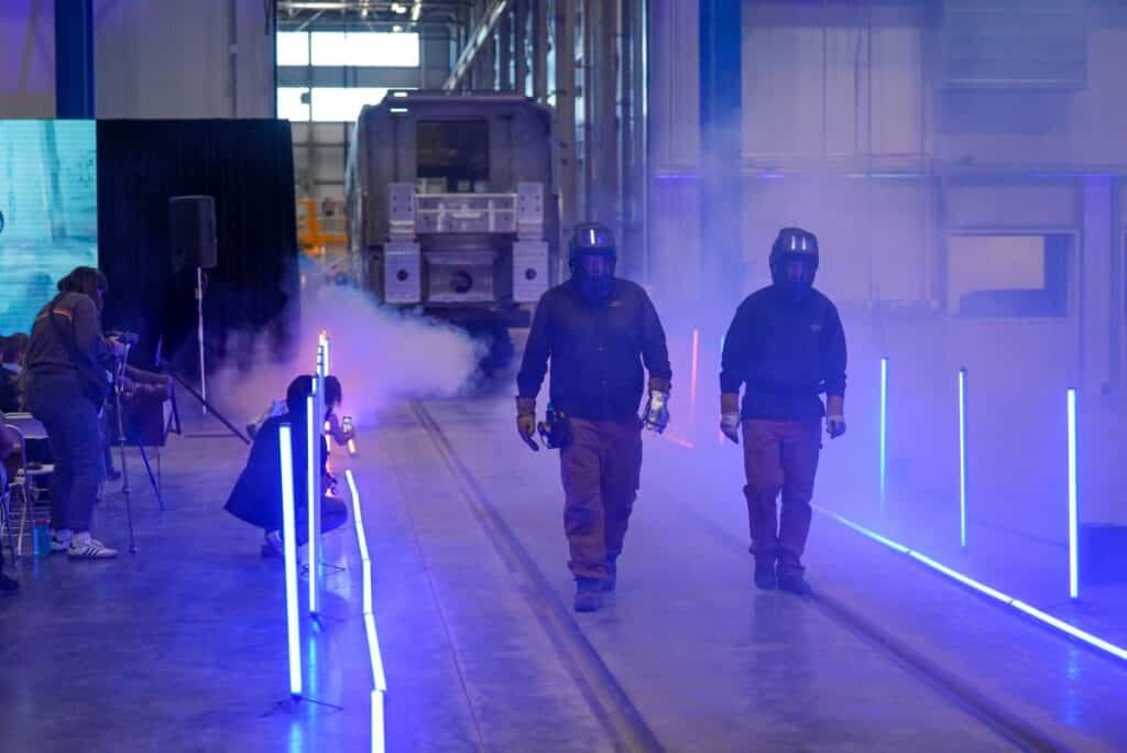 Stadler otworzył nową spawalnię w USA. Aluminiowe pudła będą produkowane w Salt Lake City foto: Stadler