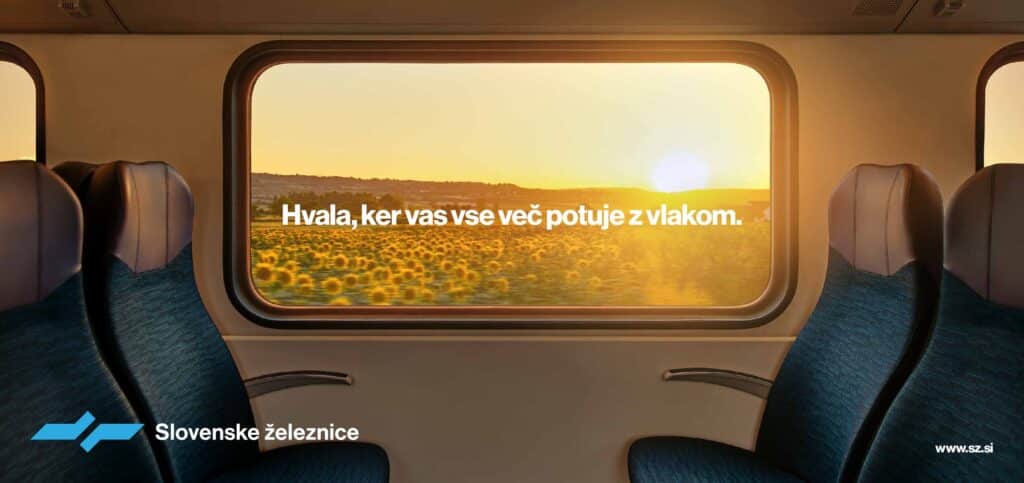 Kampania promocyjna Kolei Słoweńskich
