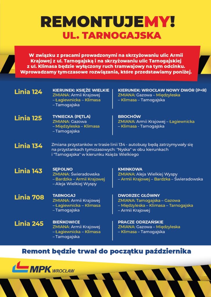 MPK Wrocław wyremontuje łuki tramwajowe. Będą utrudnienia