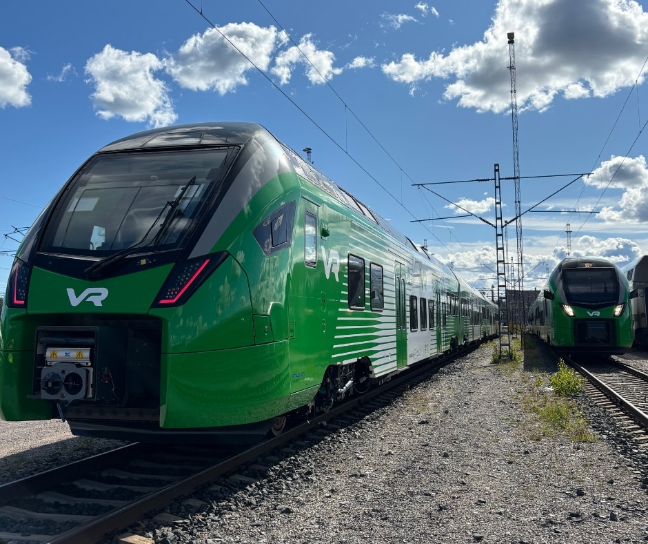 Nowe pociągi Stadler Sm7 już w Finlandii foto: VR