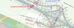 Petycja o zaprojektowanie tunelu pieszo–rowerowego pod drogą ekspresową S10 w ciągu ul. Tomasza Żuka w Szczecinie 