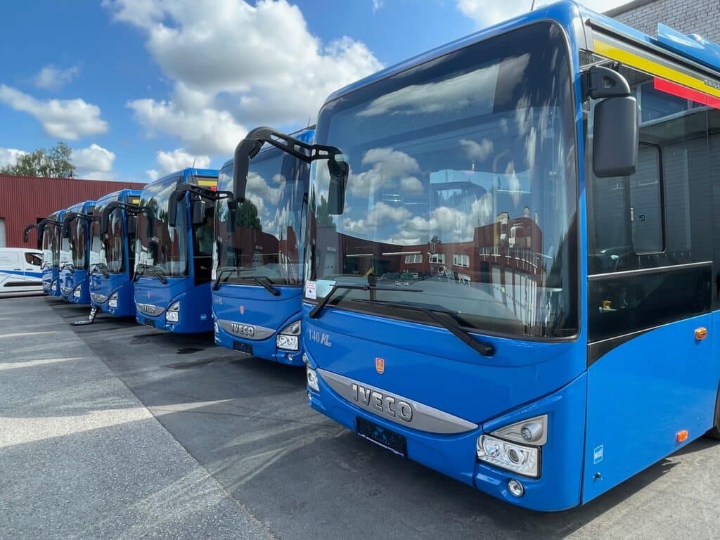 Klaipėdos paslaugos” posiada w swojej flocie już  11 elektrycznych autobusów marki Iveco. Dostawca to „Transmitto” jako przedstawiciel Iveco