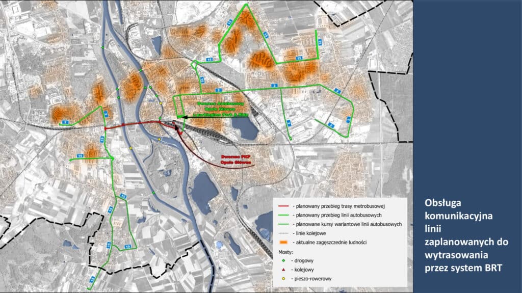 Opole stawia na metrobus. Pierwszy korytarz BRT w Polsce powstanie do 2029 roku