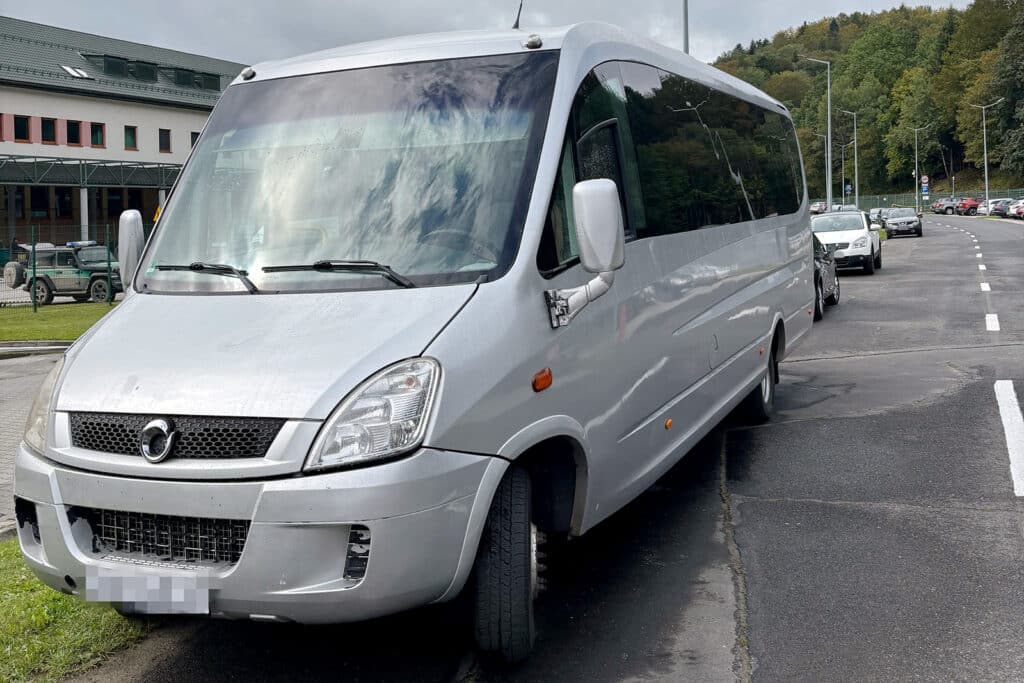Na polsko-ukraińskiej granicy odzyskano skradziony autobus