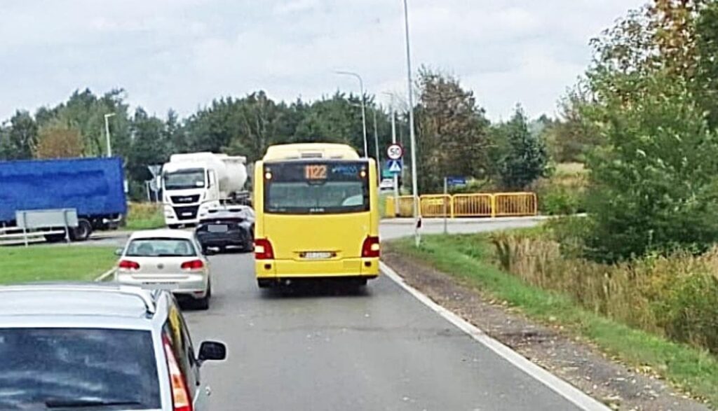 Autobus PKM Tychy zaatakowany przez jelenia-samobójcę. Pasażerowie bezpieczni