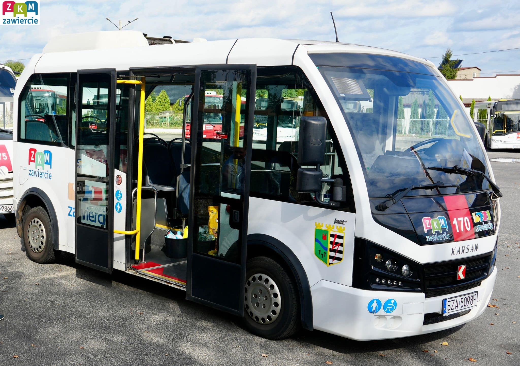 Infobus - Powtórka przetargu na cztery elektrobusy dla ZKM Zawiercie. W ramach czterech zadań