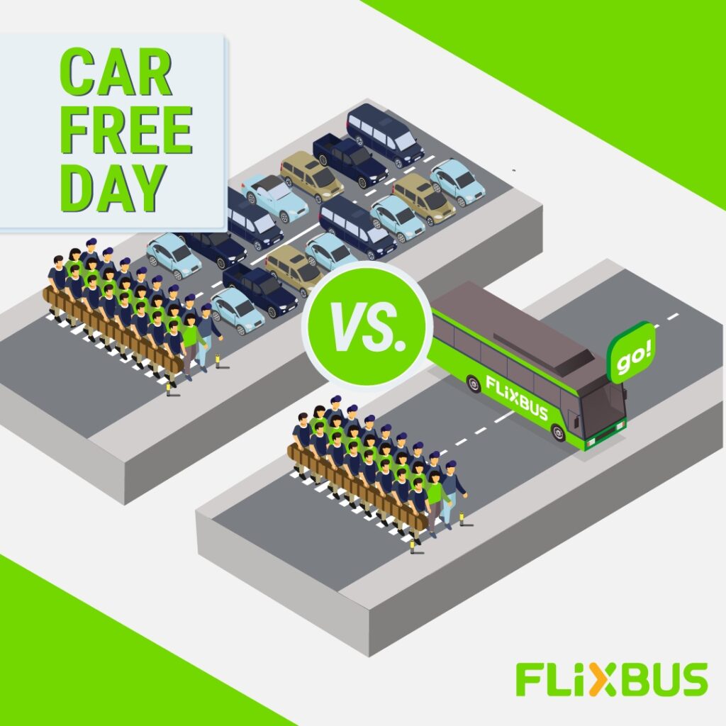 Promocja FlixBus na Dzień bez Samochodu. Mamy kod rabatowy!