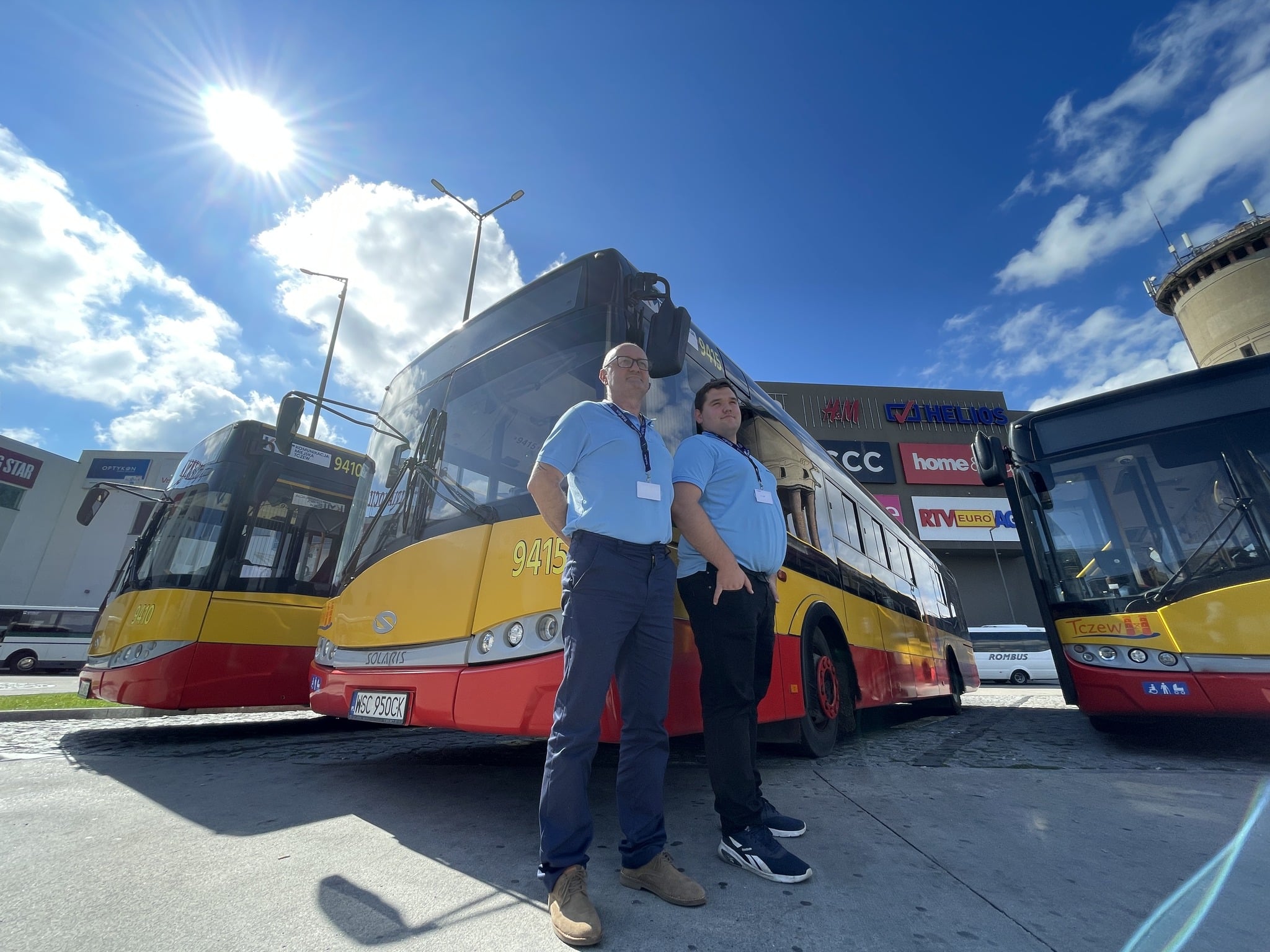 Infobus - ReloBus ruszył z Tczewie z Solarisami i aplikacją Time4Bus. Ale Gryf się nie poddaje