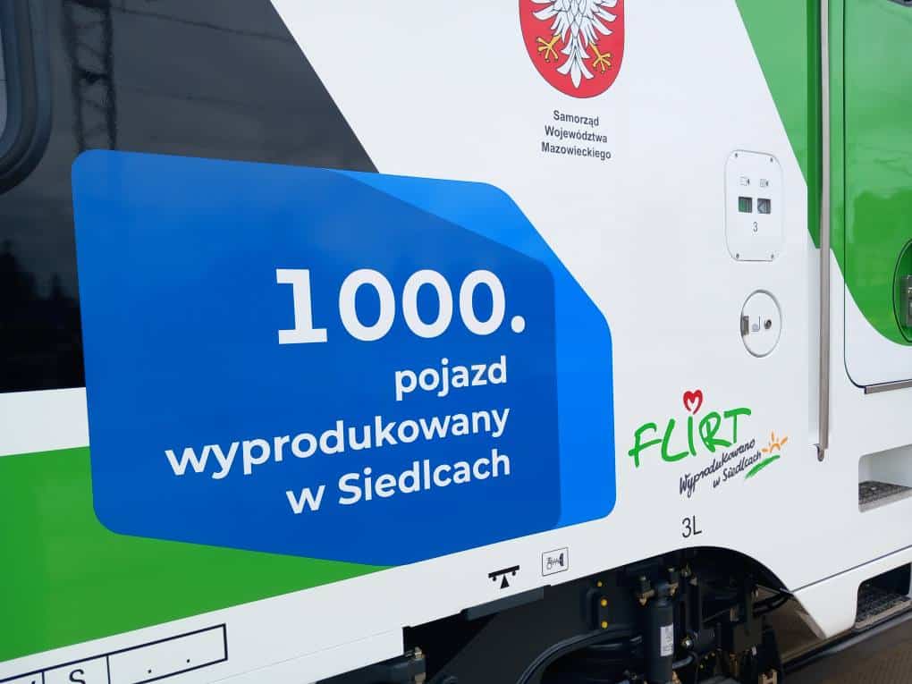 Pojazd Stadler Polska nr 1000
