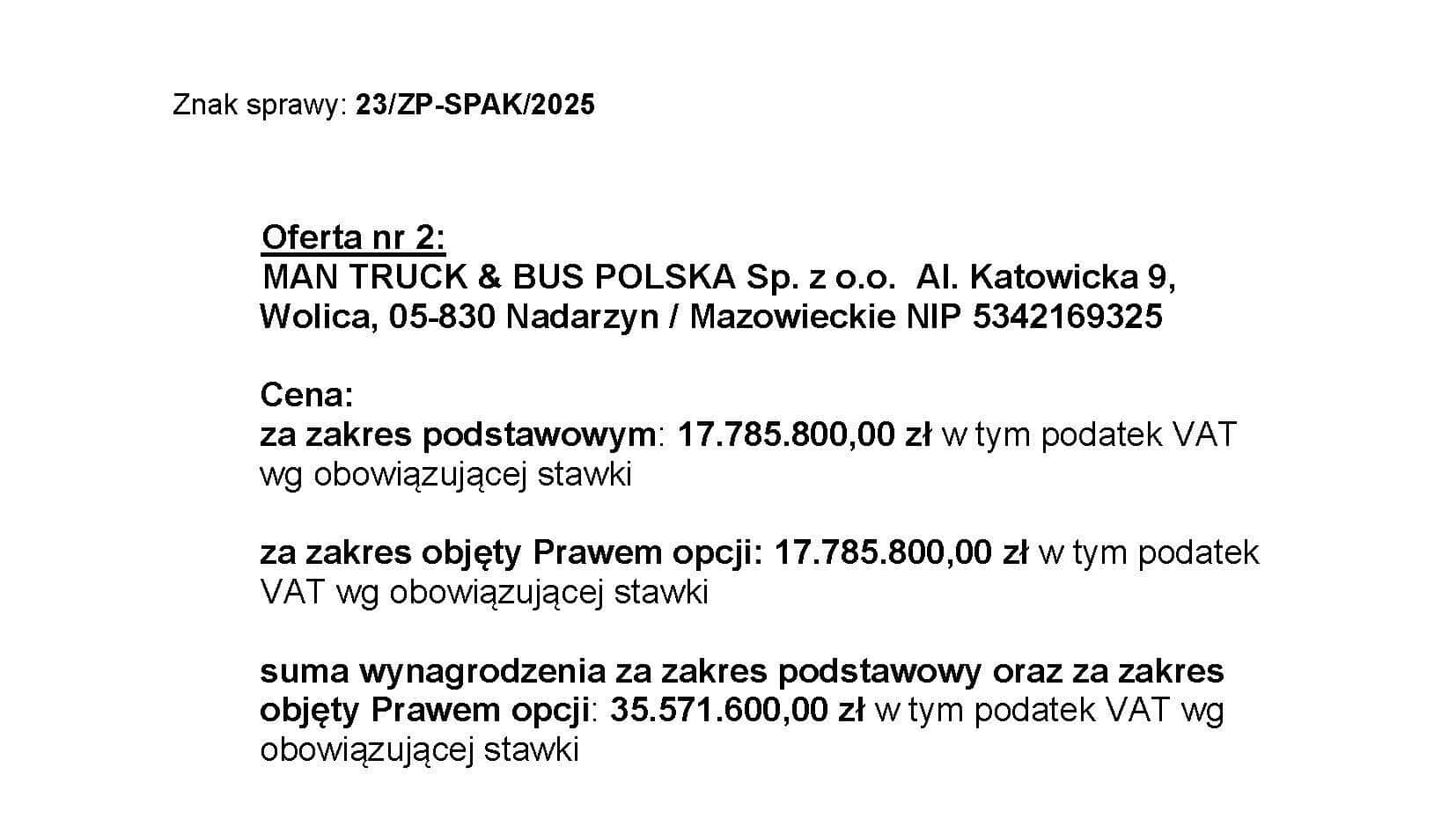Szczecin ma oferty w przetargu na autobusy mild hybrid dla SPA Klonowica