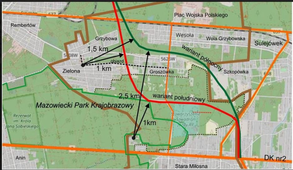 Wschodnia Obwodnica Warszawy (WOW) dopiero po 2032 roku? Rząd przyznaje: jesteśmy na początku drogi