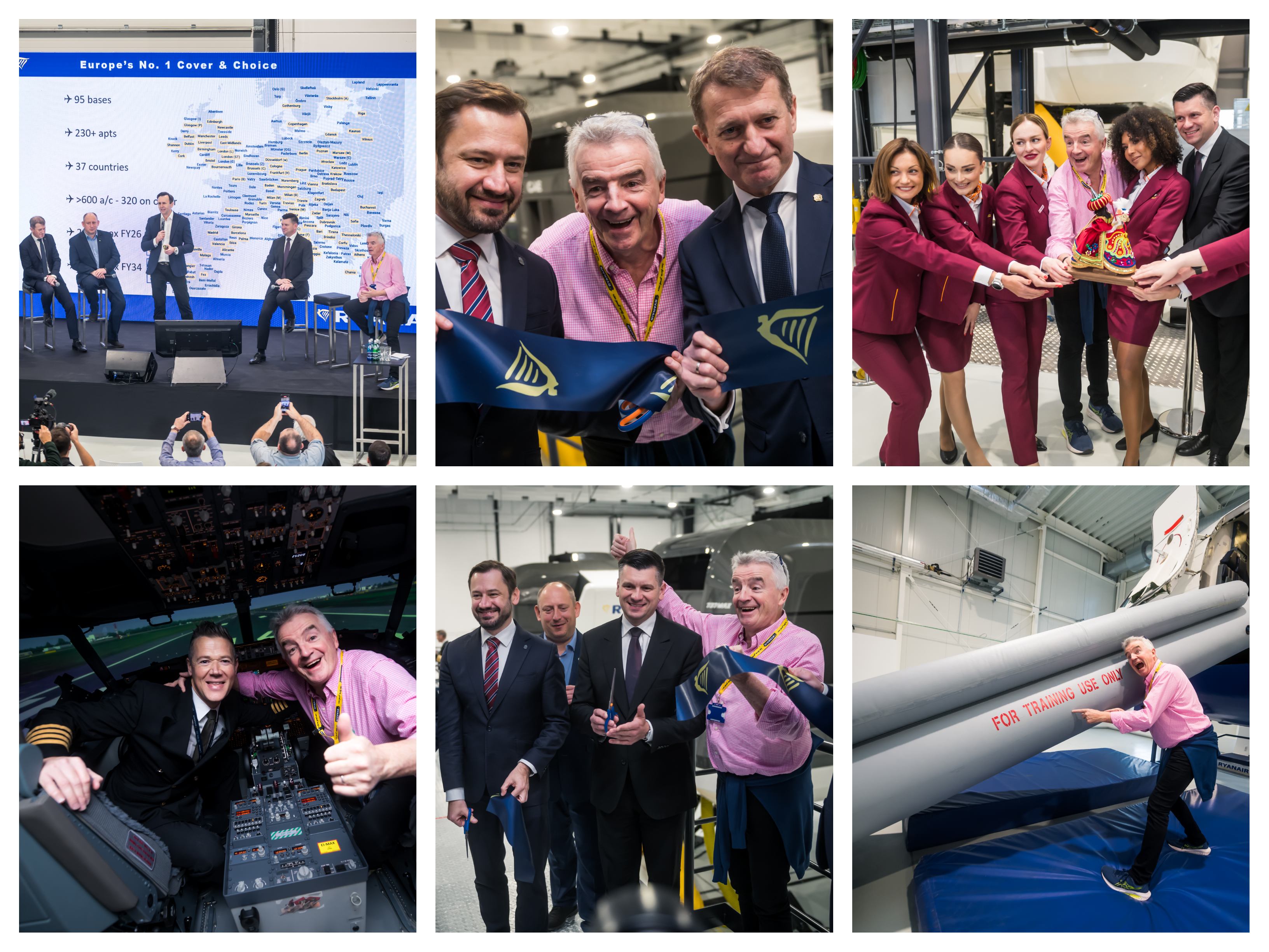 Infoair - Ryanair otwiera centrum szkoleniowe w Krakowie. Przełomowa inwestycja w branży