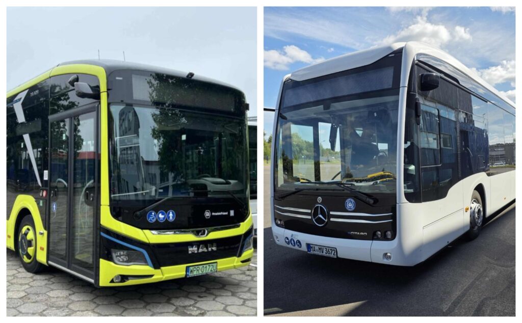 Elektryczne testy autobusowe w Polsce: MAN w Skarżysku, Mercedes w Słupsku