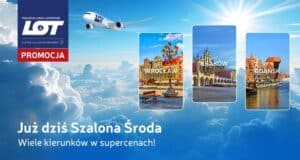 LOT ogłasza jednodniową obniżkę cen biletów na loty krajowe.