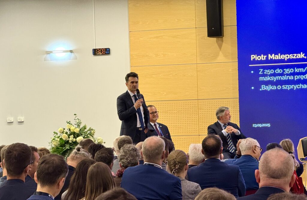 Trako 2025: Piotr Malepszak o roli kolei w europejskim rynku przewozowym foto: CPK