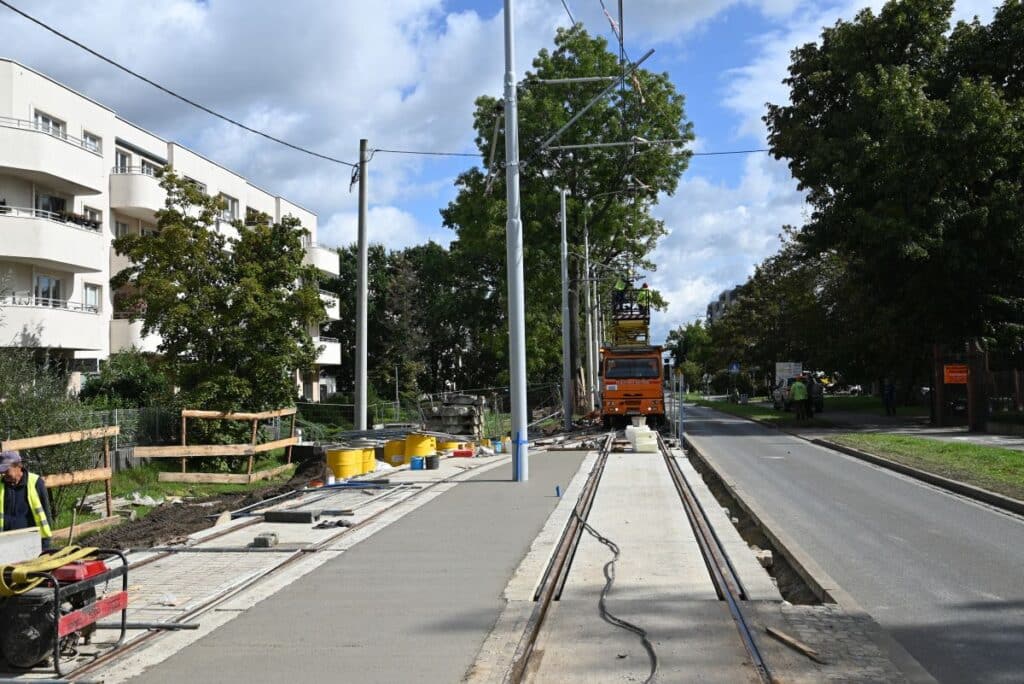 Wrocław: Tramwaje wracają na Klecinę. Koniec utrudnień na ul. Przyjaźni foto: MPK Wrocław