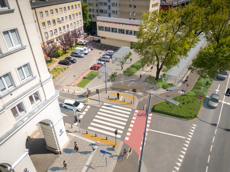 Warszawska aleja Jana Pawła II zmieni się dla rowerów. ZDM ma pięć ofert na przebudowę