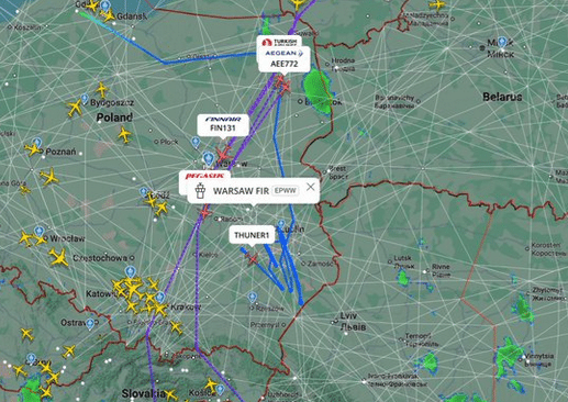 Koniec utrudnień w Polsce po wtargnięciu rosyjskich dronów. Rumunia z podobnym problemem