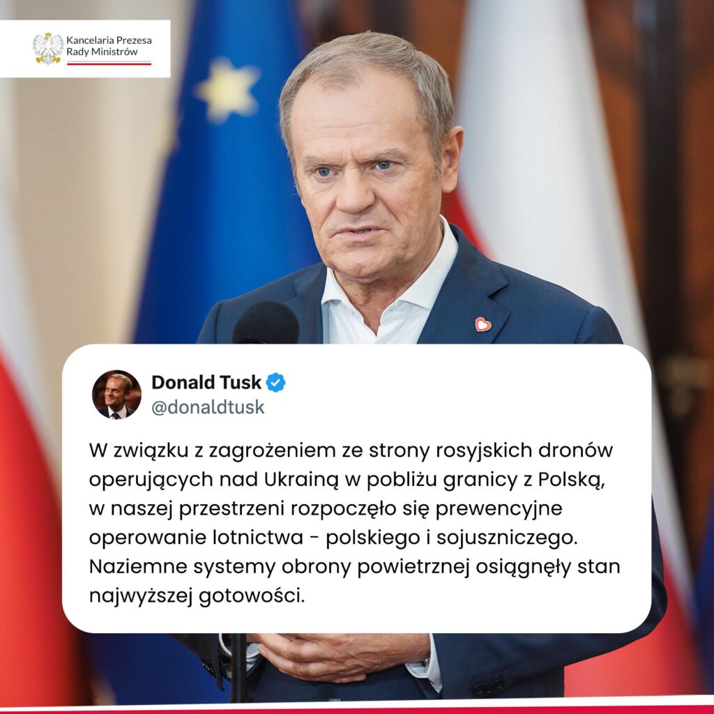 DORSZ zakończył operację prewencyjną. Polska przestrzeń powietrzna bezpieczna – Rumunia również pod presją