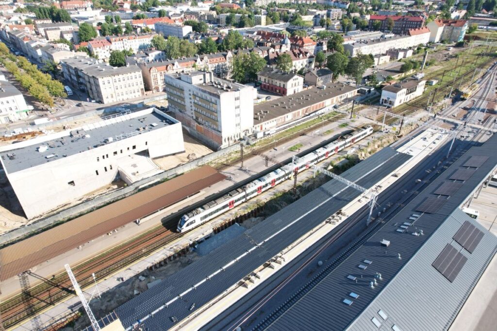 Stacja kolejowa w Słupsku/foto: UM Słupsk