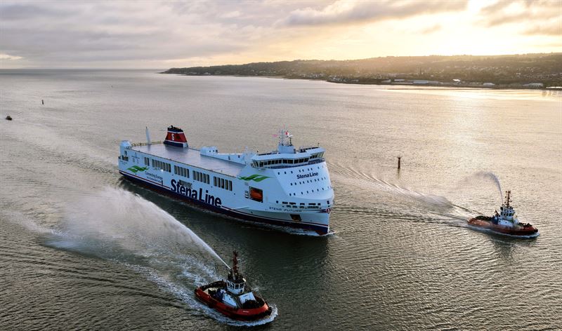 Stena Line wprowadza do floty nowy hybrydowy prom Stena Futura foto: Stena Line