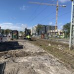 Prace torowe we Wrocławiu