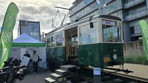 MPK Poznań na targach TRAKO prezentuje wagon N wyprodukowany w Stoczni Północnej w Gdańsku