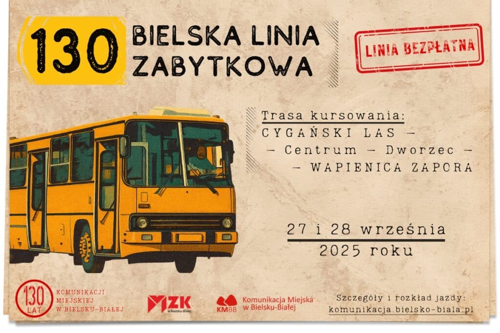 27 i 28 września Bielsko-Biała świętuje 130 lat komunikacji miejskiej. Z kultowym Ikarusem