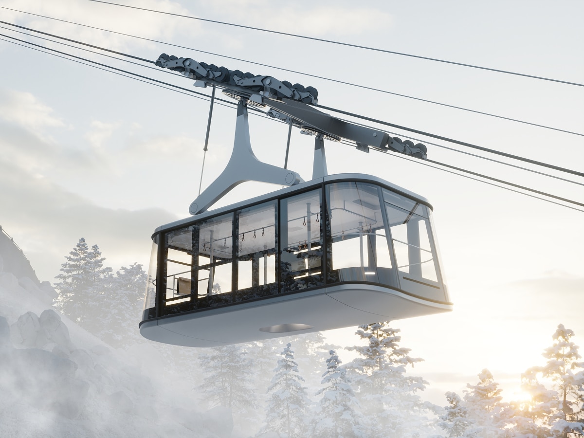 Infotrans - Czeski Liberec wybrał projektantów nowej kolei linowej, Na Ještěd