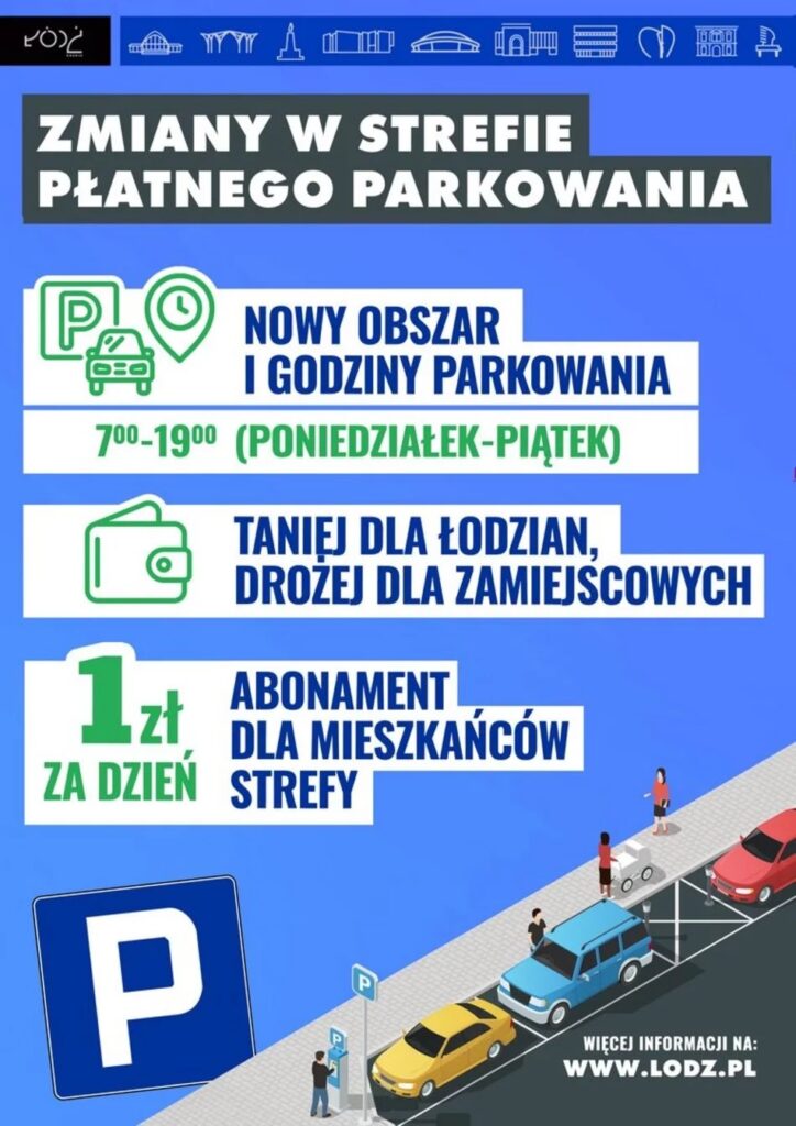Strefa Płatnego Parkowania w Łodzi w pigułce. Nowe obszary, ceny, zniżki i godziny