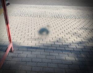 Ślady po strzałach na przystanku przy ul. Spacerowej w Dąbrowie Górniczej Antoniowie fot. mat. Tatiana Duraj-Fert